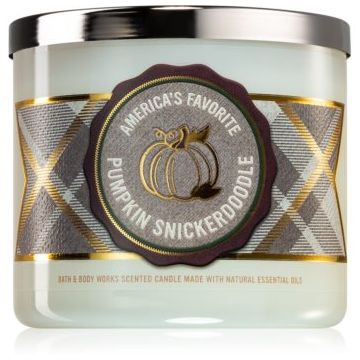 Bath & Body Works Pumpkin Snickerdoodle lumânare parfumată de firma original