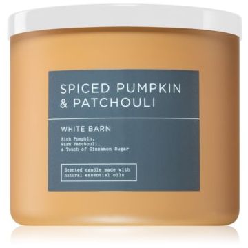 Bath & Body Works Spiced Pumpkin & Patchouli lumânare parfumată