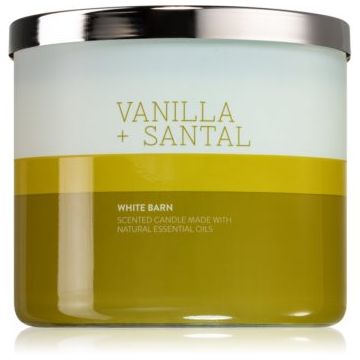 Bath & Body Works Vanilla & Santal lumânare parfumată de firma original