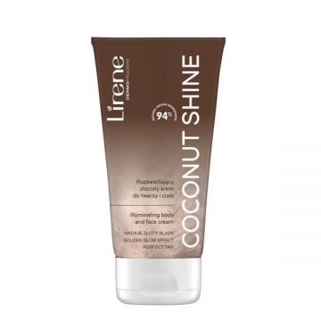 Crema Lirene Perfect Tan iluminatoare autobronzanta Coconut Shine , 150ml