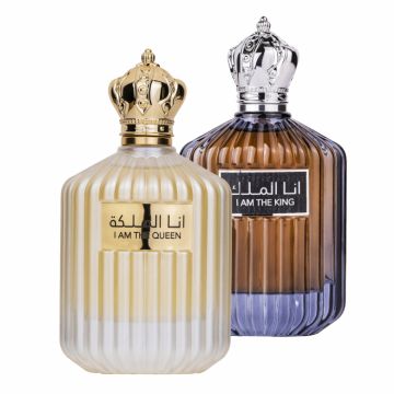 Pachet 2 parfumuri best seller, I Am The Queen 100 ml si I Am The King 100 ml ieftin