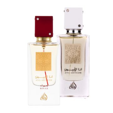 Pachet 2 parfumuri, Ana Abiyedh White 60 ml si Ana Abiyedh Rouge 60 ml