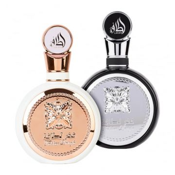 Pachet 2 parfumuri best seller, Fakhar Woman 100 ml si Fakhar Man 100 ml