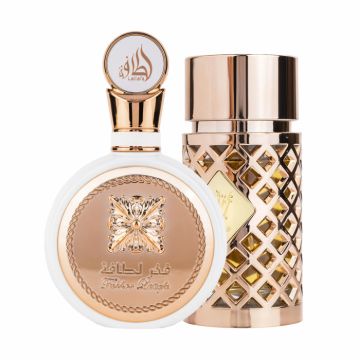 Pachet 2 parfumuri Best Seller, Fakhar Woman 100 ml si Jazzab Gold 100 ml la reducere