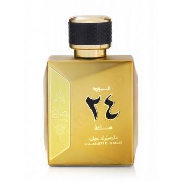 Parfum arabesc Oud 24 Hours Majestic Gold, apa de parfum 100 ml, unisex