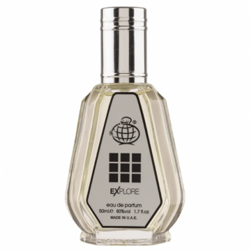 Parfum Explore, Fragrance World, apa de parfum 50 ml, barbati - inspirat din Silver by Acqua di Genova