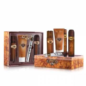 Set Cuba Gold for Men - contine apa de toaleta 100 ml +, apa de toaleta 35 ml + After Shave 100 ml + Gel de dus 200 ml, barbati