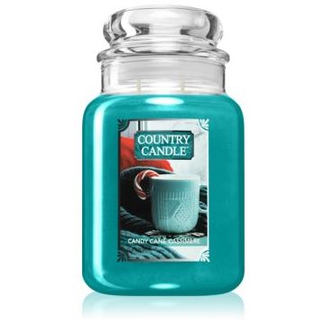 Country Candle Candy Cane Cashmere lumânare parfumată de firma original