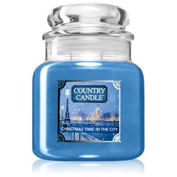 Country Candle Christmas Time In The City lumânare parfumată de firma original