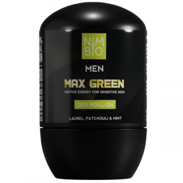 Deodorant natural pentru Barbati Nimbio Men Max Green Deo Roll-On, 50ml de firma original