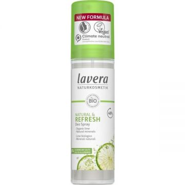 Deodorant Spray Bio Natural Refresh 48h Lavera, 75ml la reducere