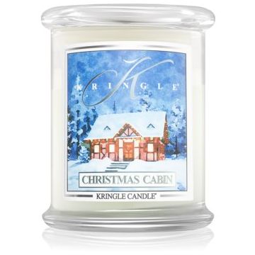 Kringle Candle Christmas Cabin lumânare parfumată ieftin