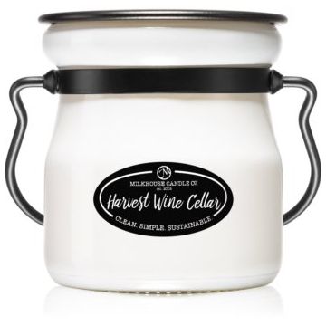 Milkhouse Candle Co. Creamery Harvest Wine Cellar lumânare parfumată Cream Jar ieftin