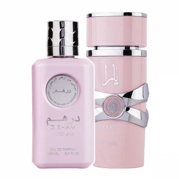 Pachet 2 parfumuri Best Seller, Dirham Wardi 100 ml si Yara 100 ml