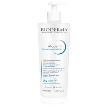 Bioderma Atoderm Intensive Gel-Cream îngrijire calmantă pentru piele foarte sensibila sau cu dermatita atopica