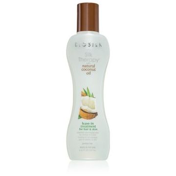 Biosilk Silk Therapy Natural Coconut Oil tratament de hidratare fara clatire de par si de corp