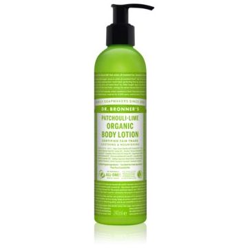 Dr. Bronner’s Patchouli & Lime lotiune intensiv regeneratoare