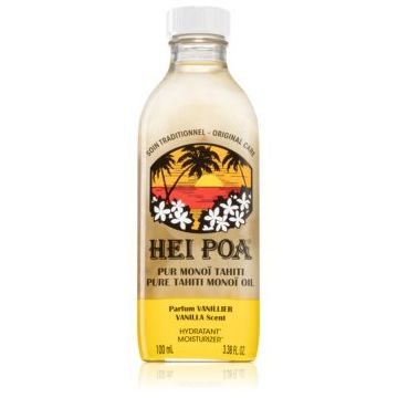 Hei Poa Pure Tahiti Monoï Oil Vanilla ulei multifunctional pentru corp si par