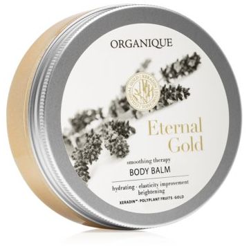 Organique Eternal Gold Smoothing Therapy Balsam hidratant pentru corp cu aur de 24 de karate