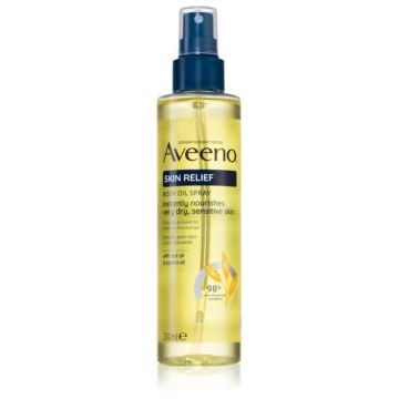 Aveeno Skin Relief Body Oil Spray spray cu ulei pentru corp