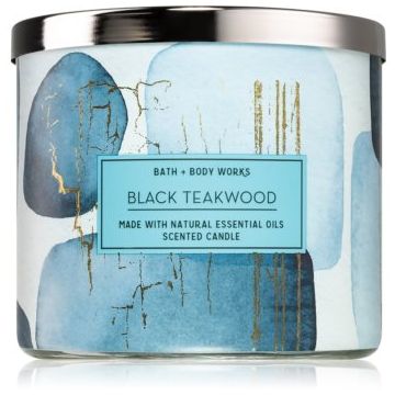 Bath & Body Works Black Teakwood lumânare parfumată I. ieftin