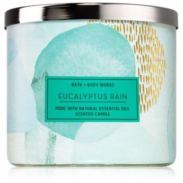 Bath & Body Works Eucalyptus Rain lumanare III. ieftin