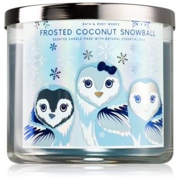 Bath & Body Works Frosted Coconut Snowball lumânare parfumată I.