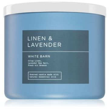 Bath & Body Works Linen and Lavender lumânare parfumată ieftin