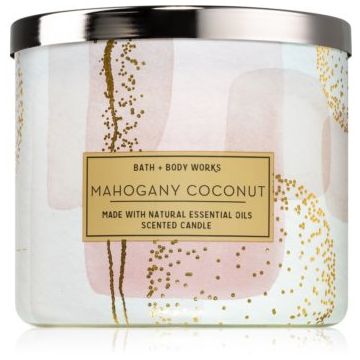 Bath & Body Works Mahogany Coconut lumânare parfumată II. de firma original