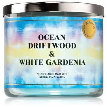 Bath & Body Works Ocean Driftwood & White Gardenia lumânare parfumată ieftin