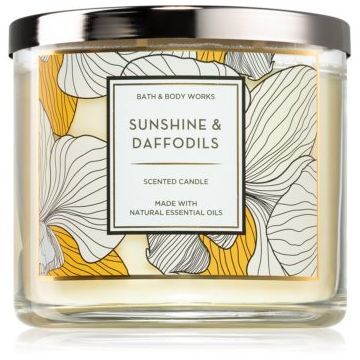 Bath & Body Works Sunshine and Daffodils lumânare parfumată II. de firma original