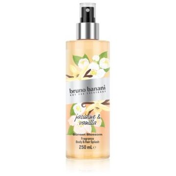 Bruno Banani Sunset Blossom Jasmine & Vanilla spray parfumat pentru corp și păr