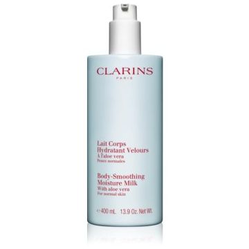 Clarins Body-Smoothing Moisture Milk with Aloe Vera loțiune de corp hidratantă cu aloe vera ieftina