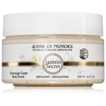 Jeanne en Provence Jasmin Secret exfoliant delicat pentru corp produs parfumat pentru femei