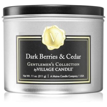 Village Candle Gentlemen's Collection Dark Berries & Cedar lumânare parfumată ieftin