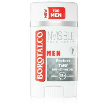 Borotalco MEN Invisible deodorant roll-on împotriva petelor albe și galbene pentru barbati