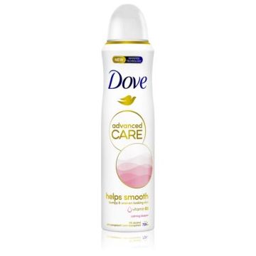 Dove Advanced Care Helps Smooth spray anti-perspirant 72 ore ieftin