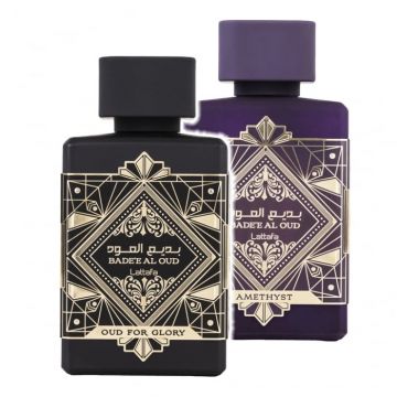 Pachet 2 parfumuri, Badee Al Oud 100 ml si Badee Al Oud Amethyst 100 ml