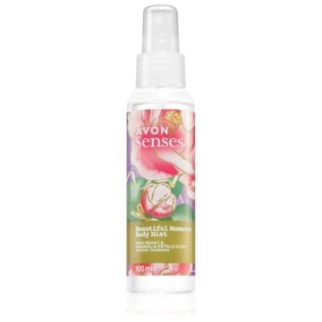 Avon Senses Beautiful Moments spray de corp racoritor cu arome florale de firma original