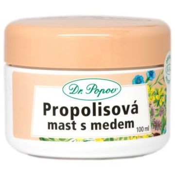 Dr. Popov Herbal ointments Propolis with honey unguent pentru piele iritata si cu mancarimi de firma originala