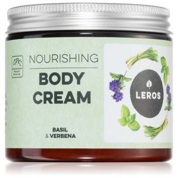 Leros Body cream basil & verbena crema de corp nutritie si hidratare