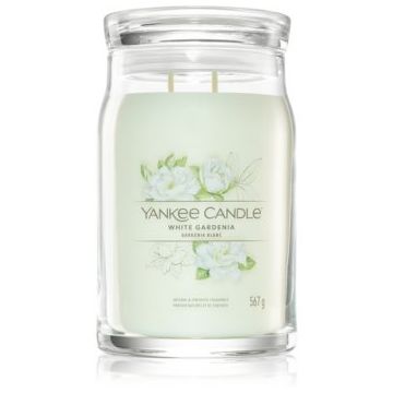 Yankee Candle White Gardenia lumânare parfumată Signature de firma original