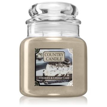 Country Candle Cookies & Cream Cake lumânare parfumată ieftin