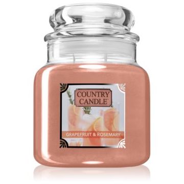 Country Candle Grapefruit & Rosemary lumânare parfumată