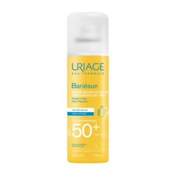 Spray uscat pentru protectie solara cu SPF 50+ Bariesun, Uriage, 200 ml