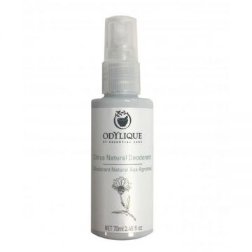 Deodorant Spray Citrus 100% Natural Odylique by Essential Care, 70ml ieftin