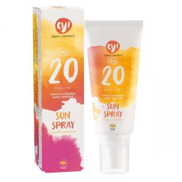 Spray Bio cu Protectie Solara SPF 20 - ey! Eco Cosmetics, 100 ml