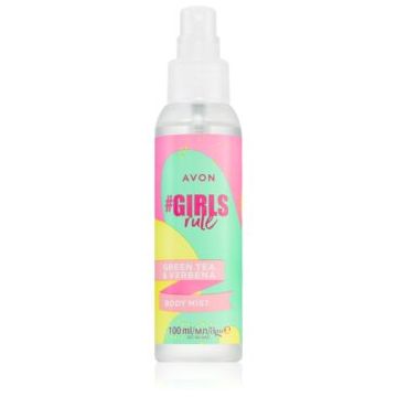 Avon #GirlsRule Green Tea & Verbena spray de corp racoritor de firma original