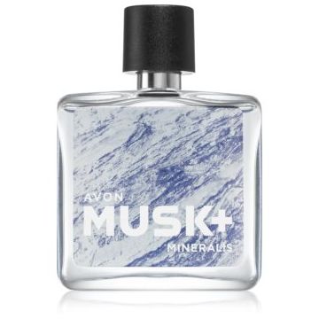 Avon Musk+ Mineralis Eau de Toilette pentru bărbați ieftin