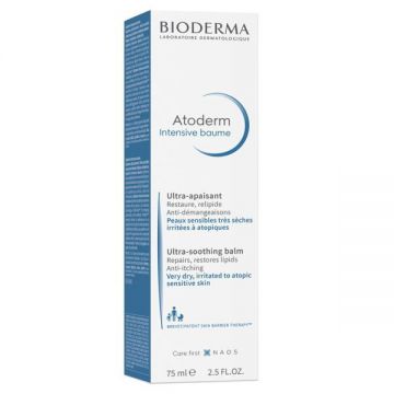 Balsam restructurant calmant pentru pielea atopica Atoderm Intensive, Bioderma, 75 ml de firma originala